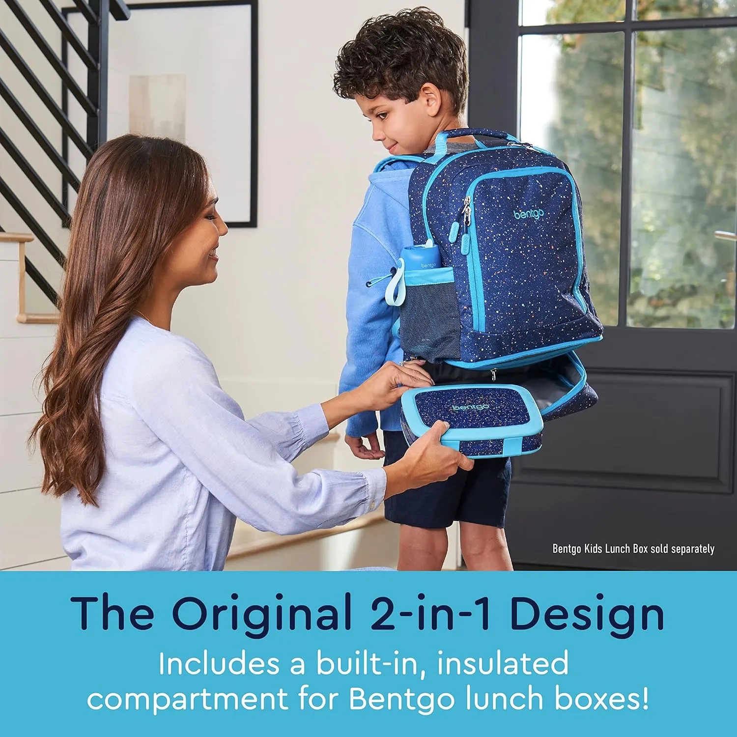 Bentgo Kids Prints 2-in-1 Backpack & Insulated Lunch Bag