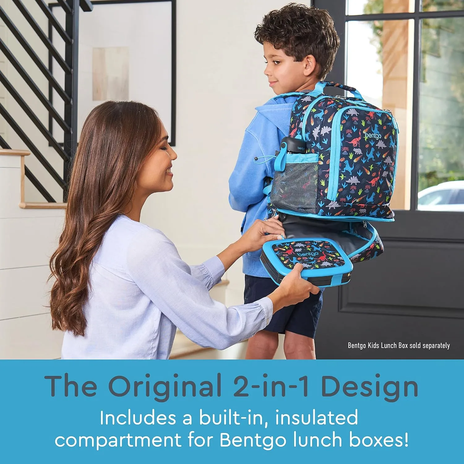 Bentgo Kids Prints 2-in-1 Backpack & Insulated Lunch Bag