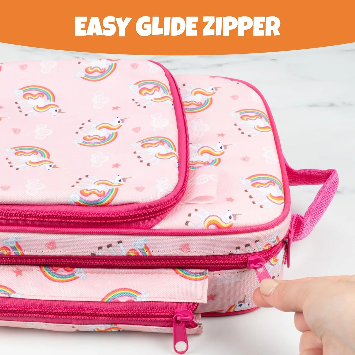 Bentology Lunch Box for Kids - Girls and Boys Insulated Lunchbox Bag Tote - Fits Bento Boxes