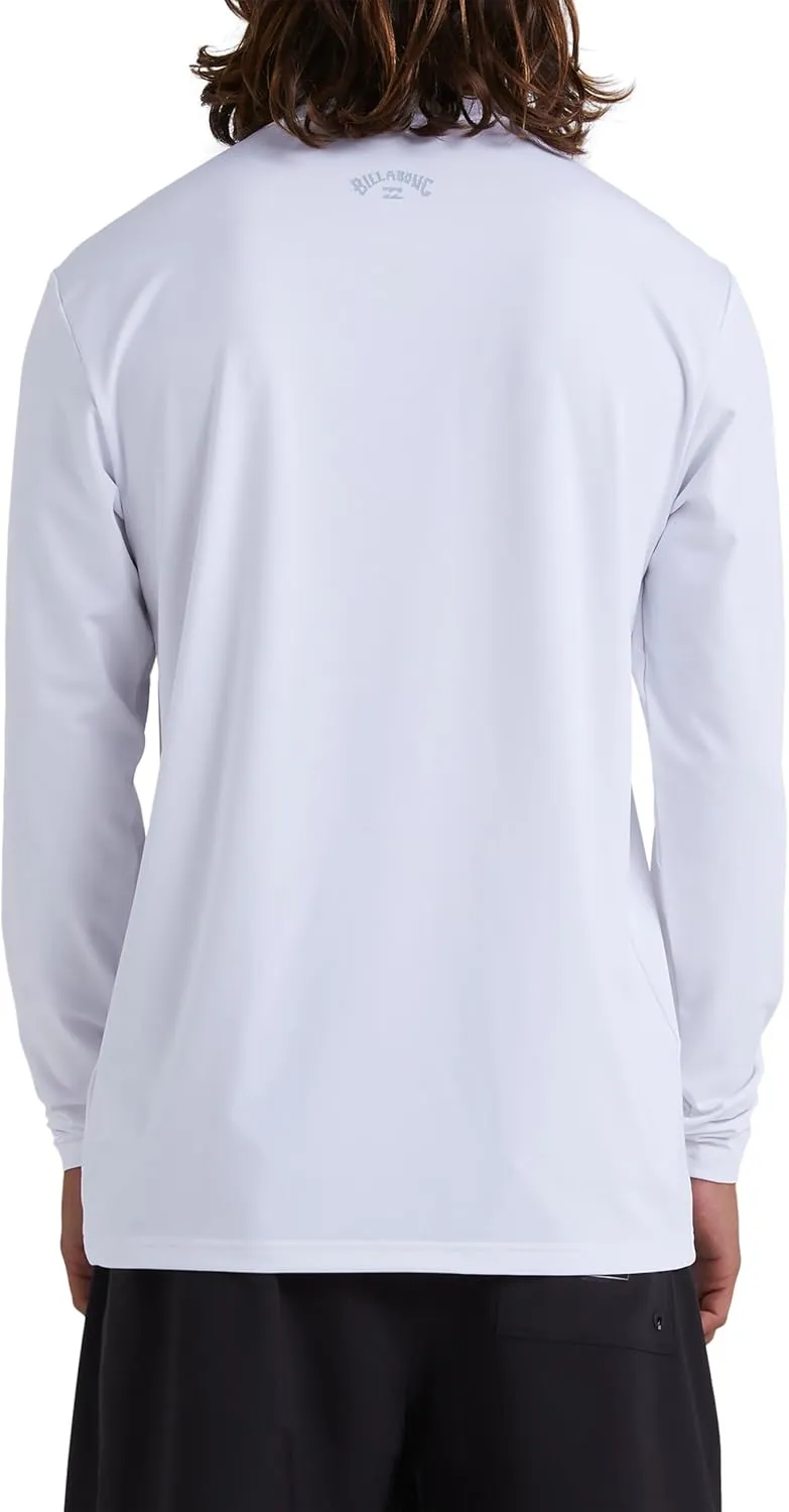 Billabong Men's All Day Wave Loose Fit Long Sleeve Rashguard 50  Uv Protection