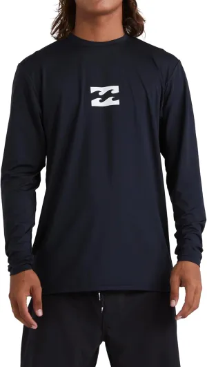 Billabong Men's All Day Wave Loose Fit Long Sleeve Rashguard 50  Uv Protection