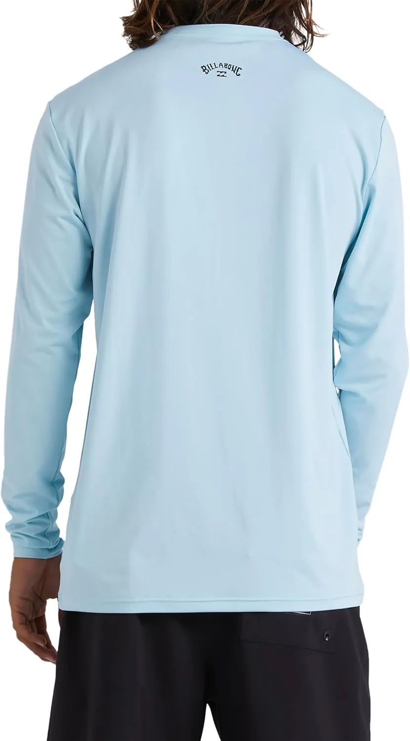Billabong Men's All Day Wave Loose Fit Long Sleeve Rashguard 50  Uv Protection