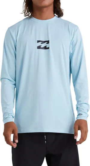 Billabong Men's All Day Wave Loose Fit Long Sleeve Rashguard 50  Uv Protection