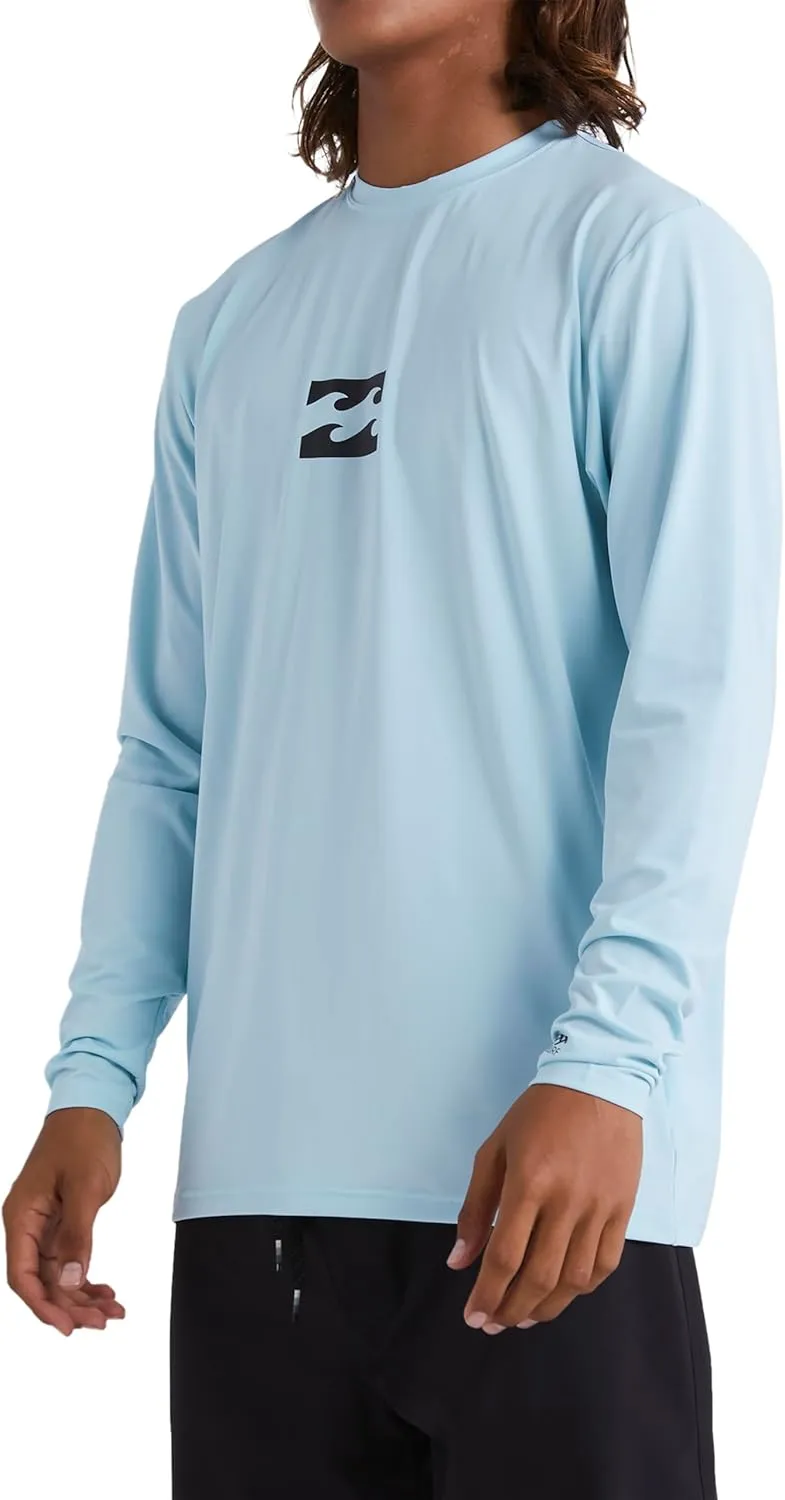Billabong Men's All Day Wave Loose Fit Long Sleeve Rashguard 50  Uv Protection