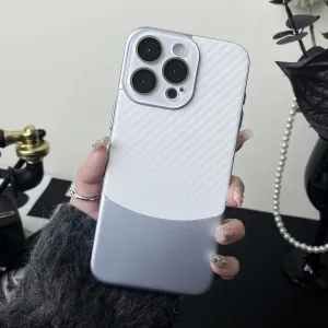 Binary Carbon Fiber Glass Lens iPhone Case