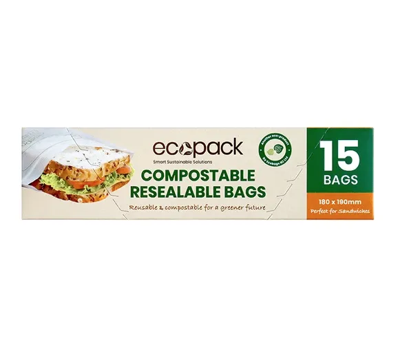 Biodegradable Resealable Sandwich Bags