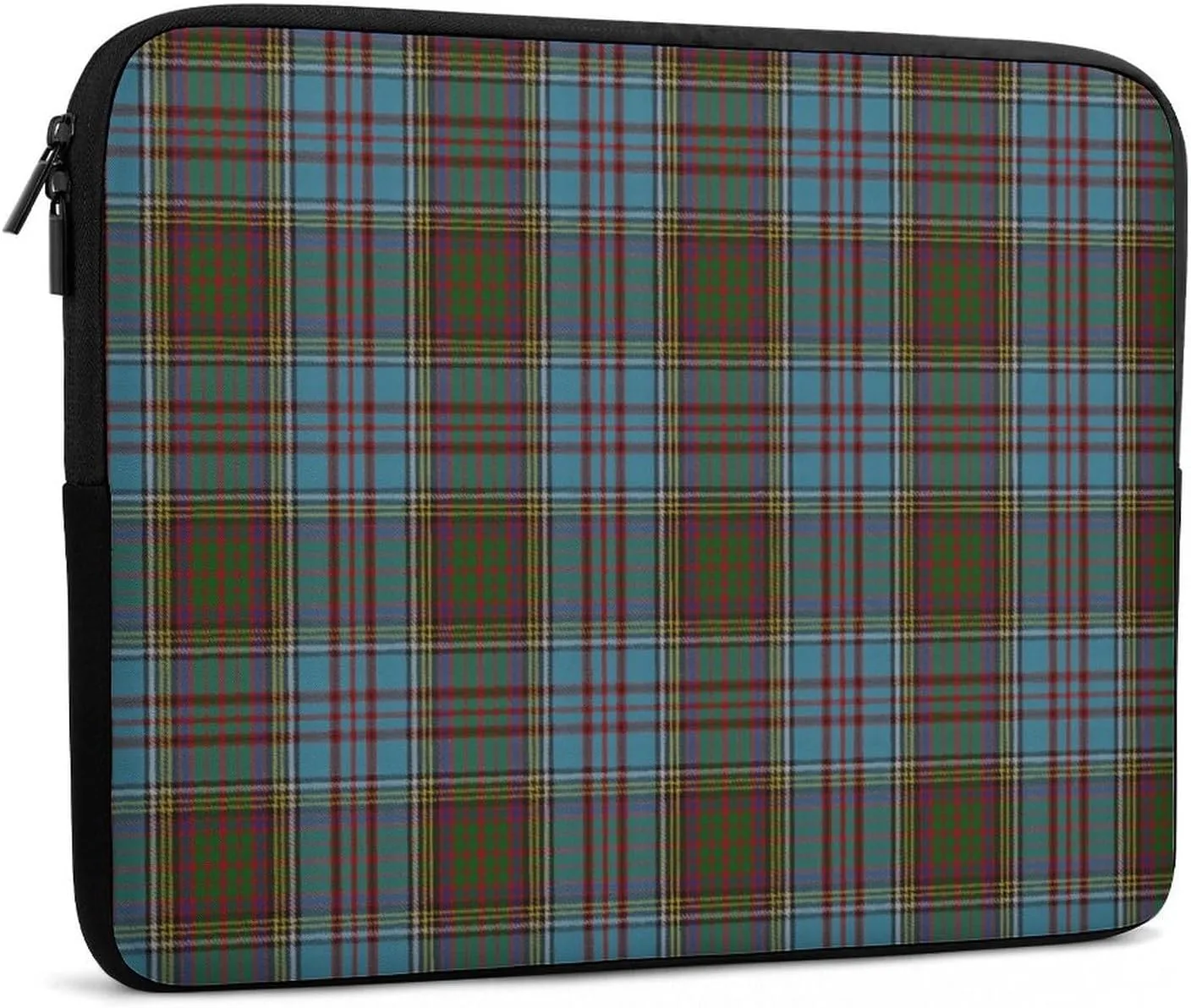 Black Watch Tartan Pattern All Print Hands Free Withdrawal Laptop Bag Unisex