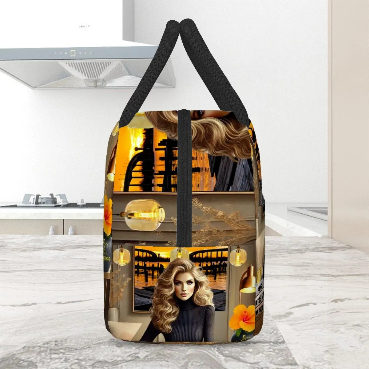 Blonde Bombshell - Large Insulated Lunch Bag
