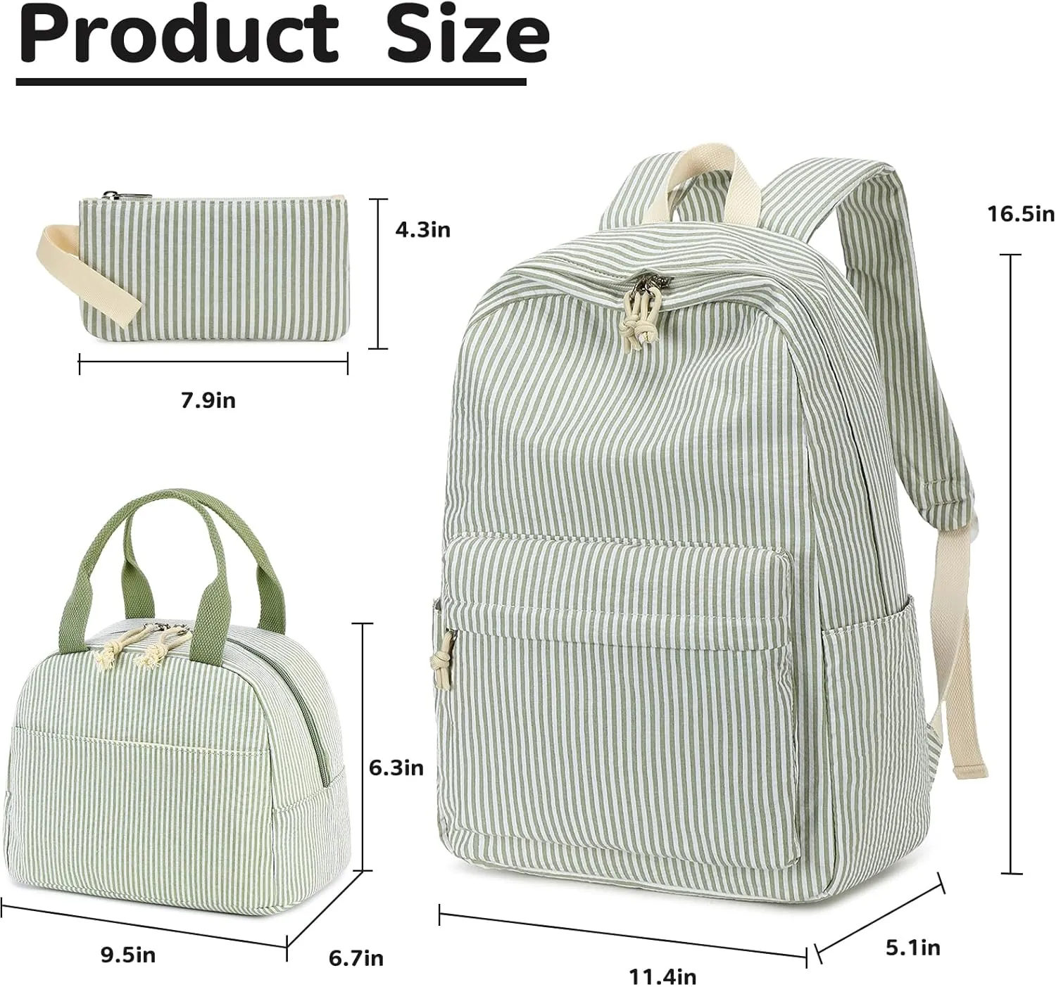 Bluboon School Backpack Teens Girls Boys Kids School Book Bags with Lunch Box Pencil Bag