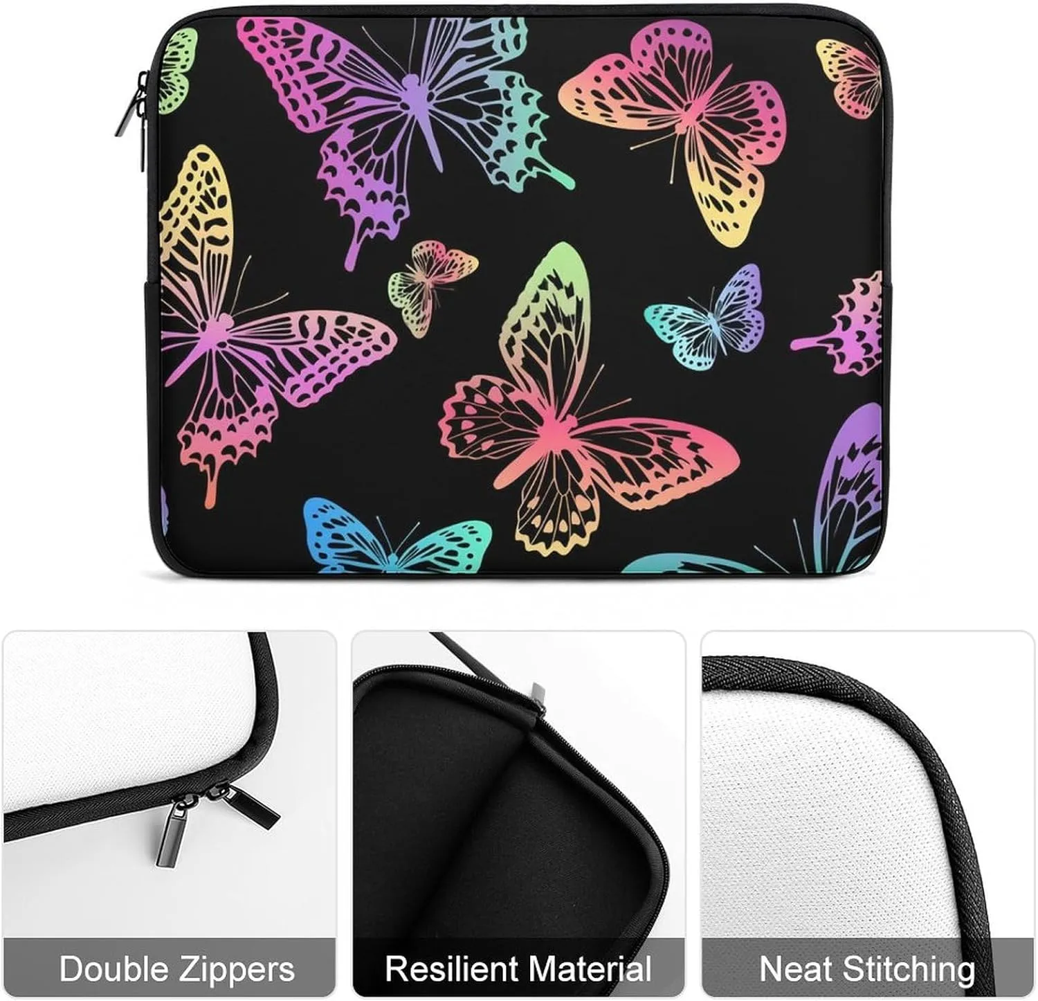 Blue Quaker Parrots All Print Hands Free Withdrawal Laptop Bag Unisex