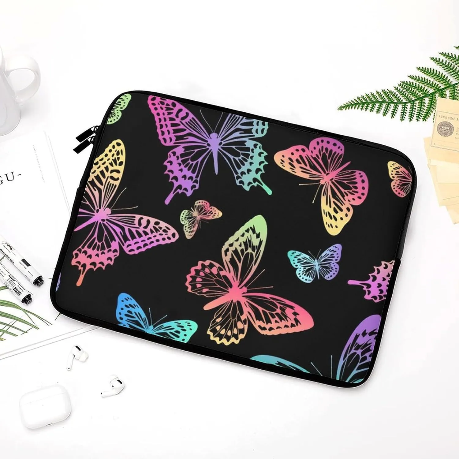 Blue Quaker Parrots All Print Hands Free Withdrawal Laptop Bag Unisex