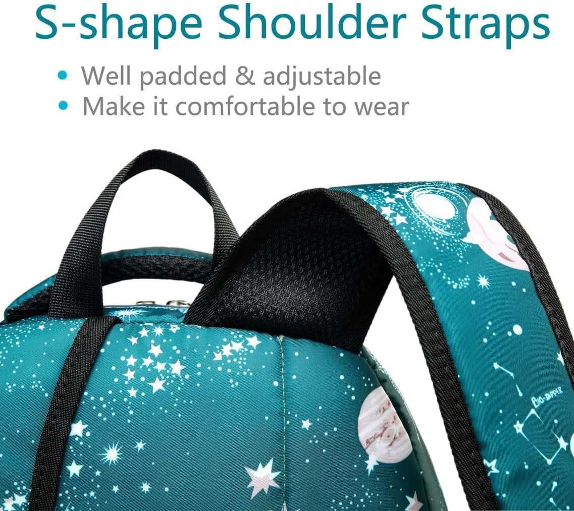 BLUEFAIRY Kids Backpack for Boys Girls School Bookbags for Elementary Primary Middle School Bags Book Bags for Teens Adolescentes Back to School Gifts Mochilas Escolares para Niñas Galaxy Cyan
