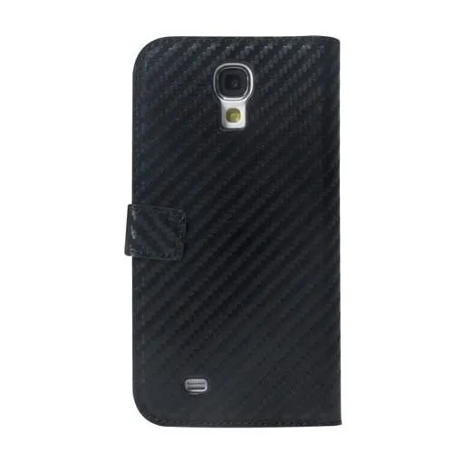 BMW M Collection Carbon Effect Wallet Case Samsung Galaxy S4 - Black