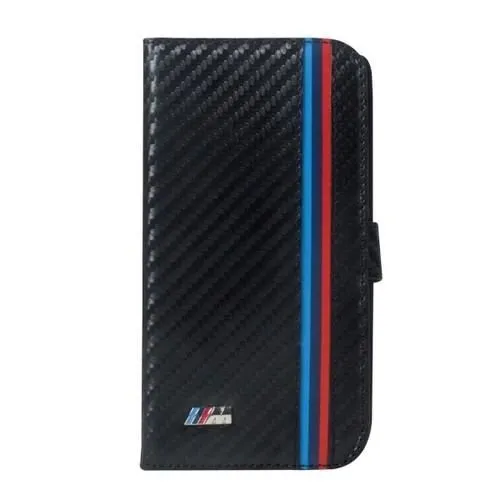 BMW M Collection Carbon Effect Wallet Case Samsung Galaxy S4 - Black