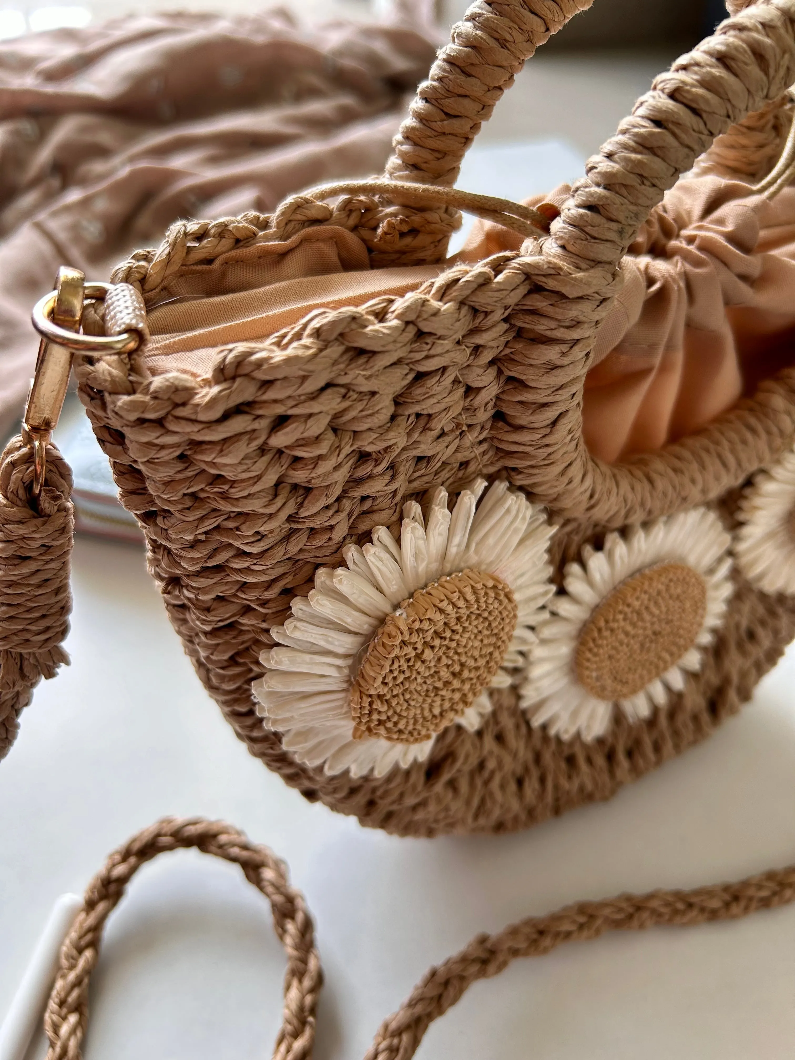 Bohemian Woven Detachable Shoulder Strap Summer Beach Bag