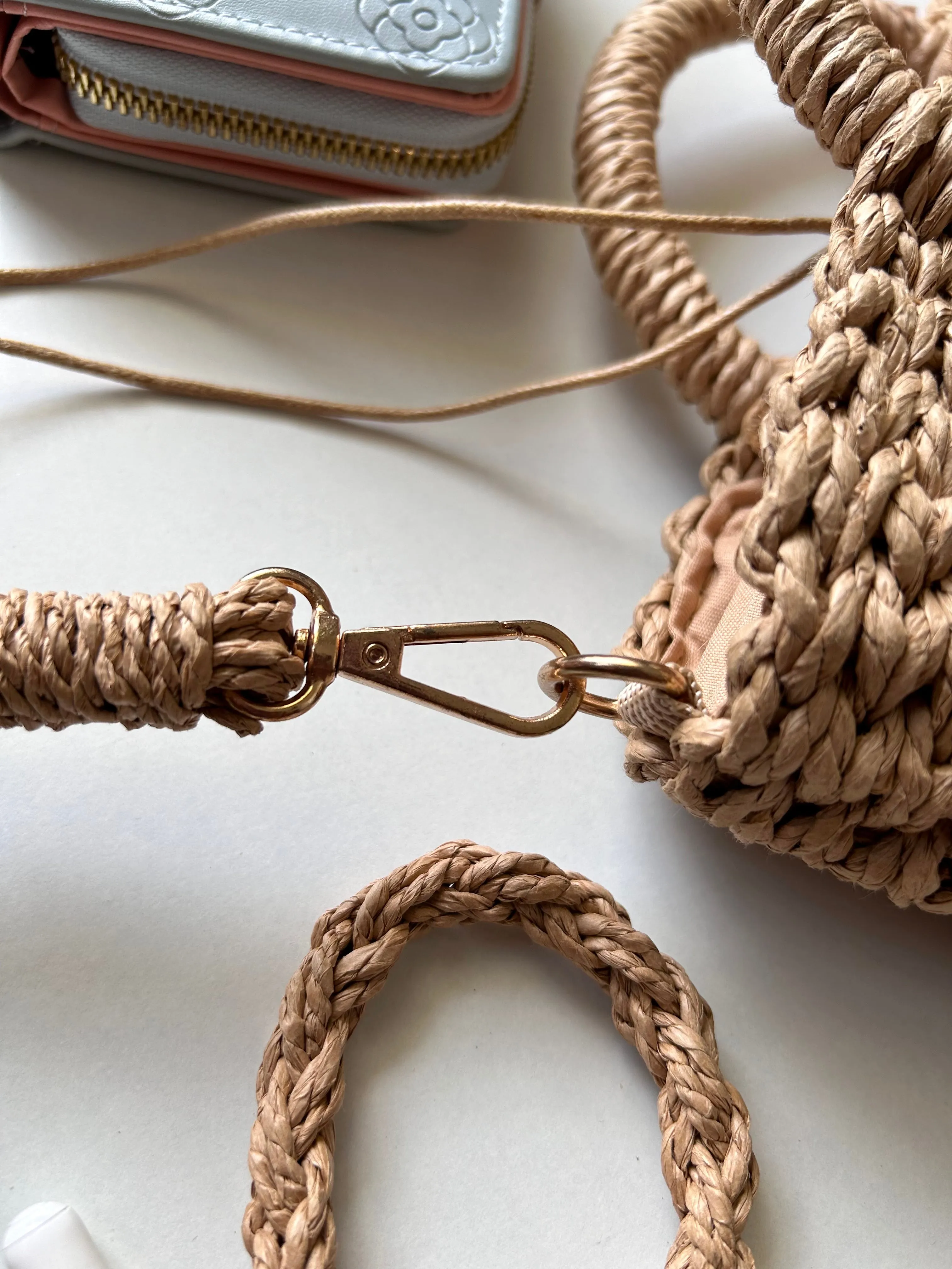 Bohemian Woven Detachable Shoulder Strap Summer Beach Bag