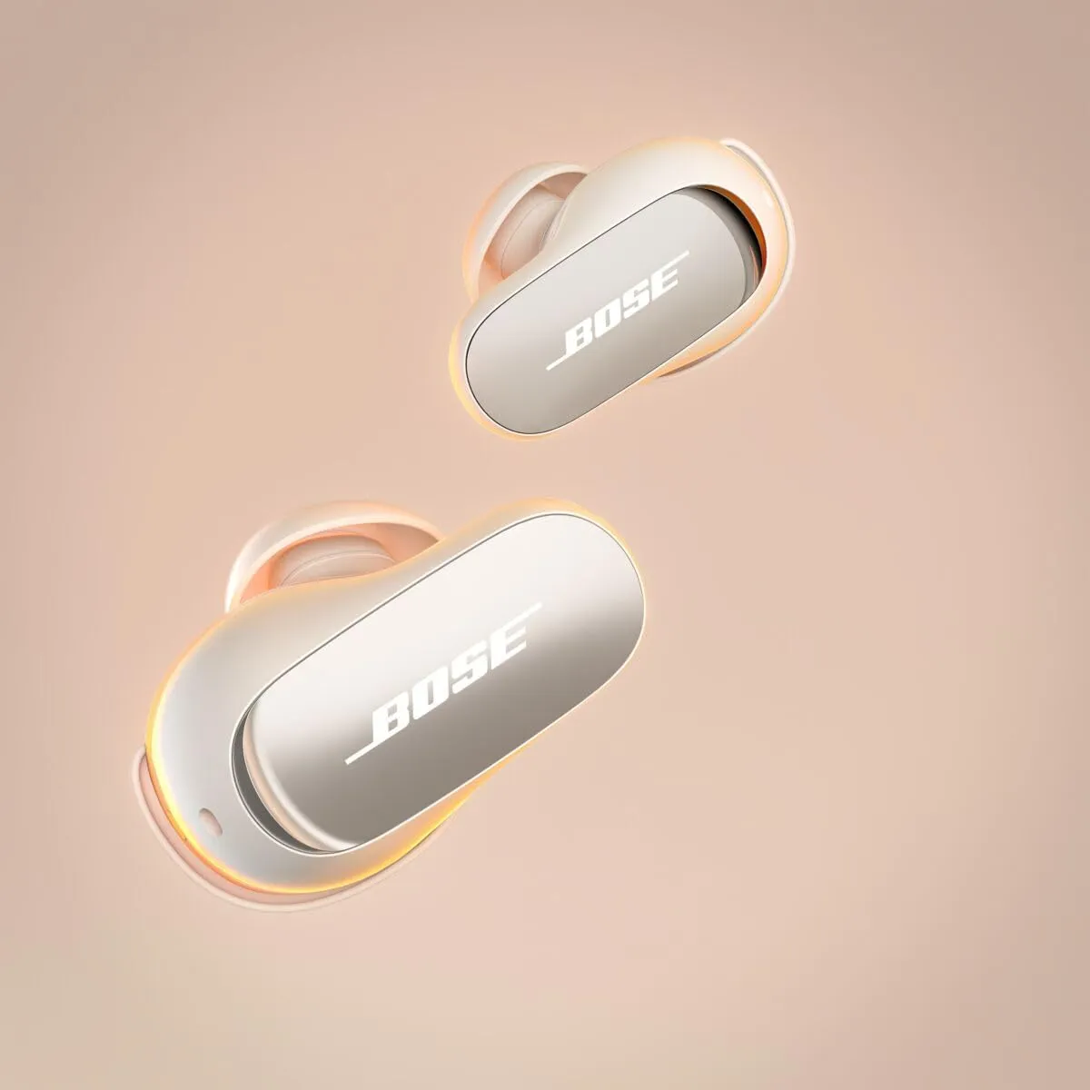 Bose QuietComfort Ultra Bluetooth Earbuds, Wireless Earbuds with Spatial Audio and World-Class Active Noise Cancellation, Deep Bass, Up to 6 Hours of Playtime, White Smoke