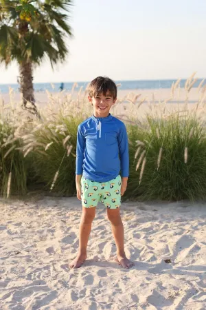 BOY UV T-SHIRT - LONG SLEEVE - Deep Blue
