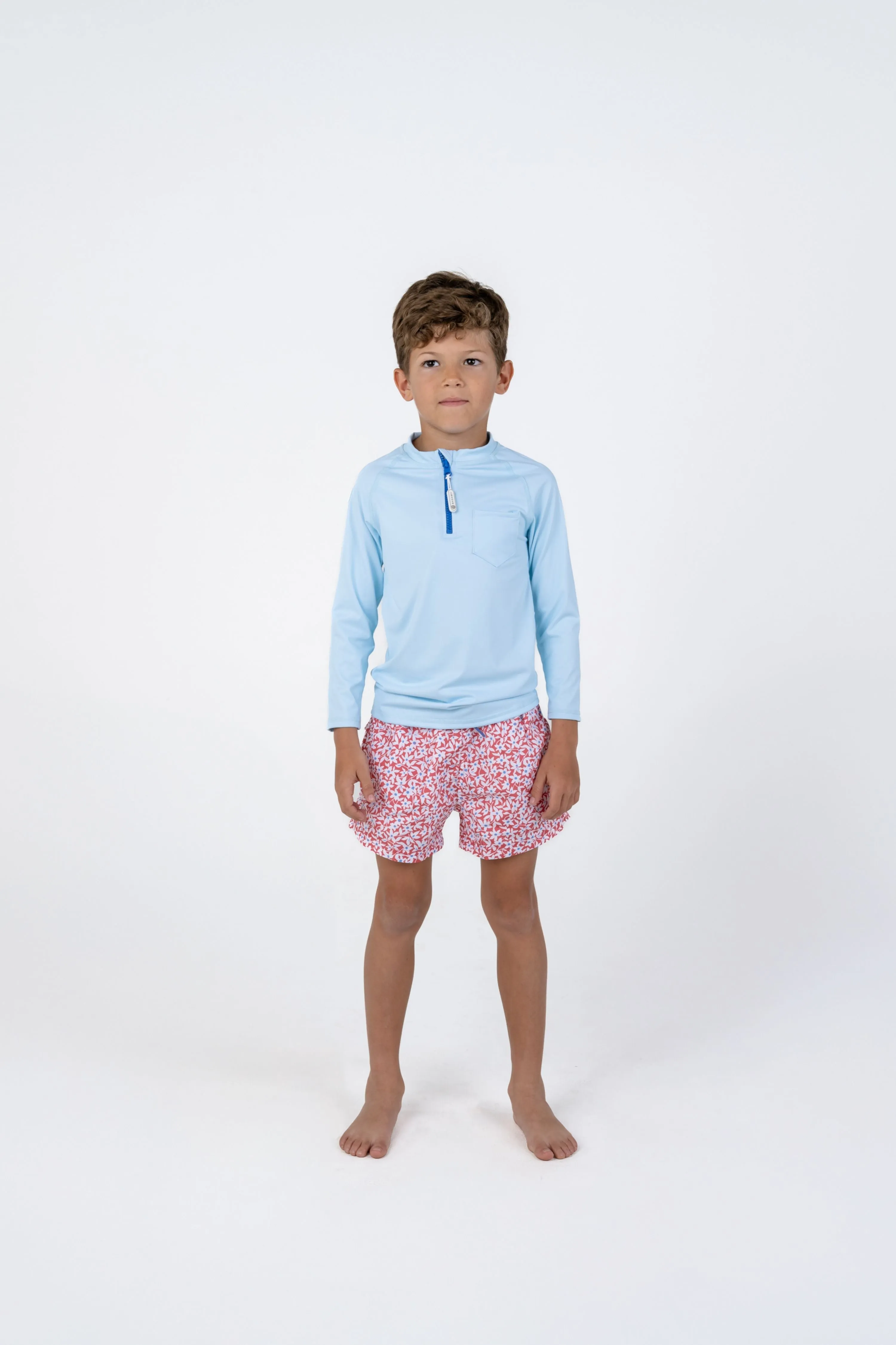 BOY UV T-SHIRT - LONG SLEEVE - Fresh Blue