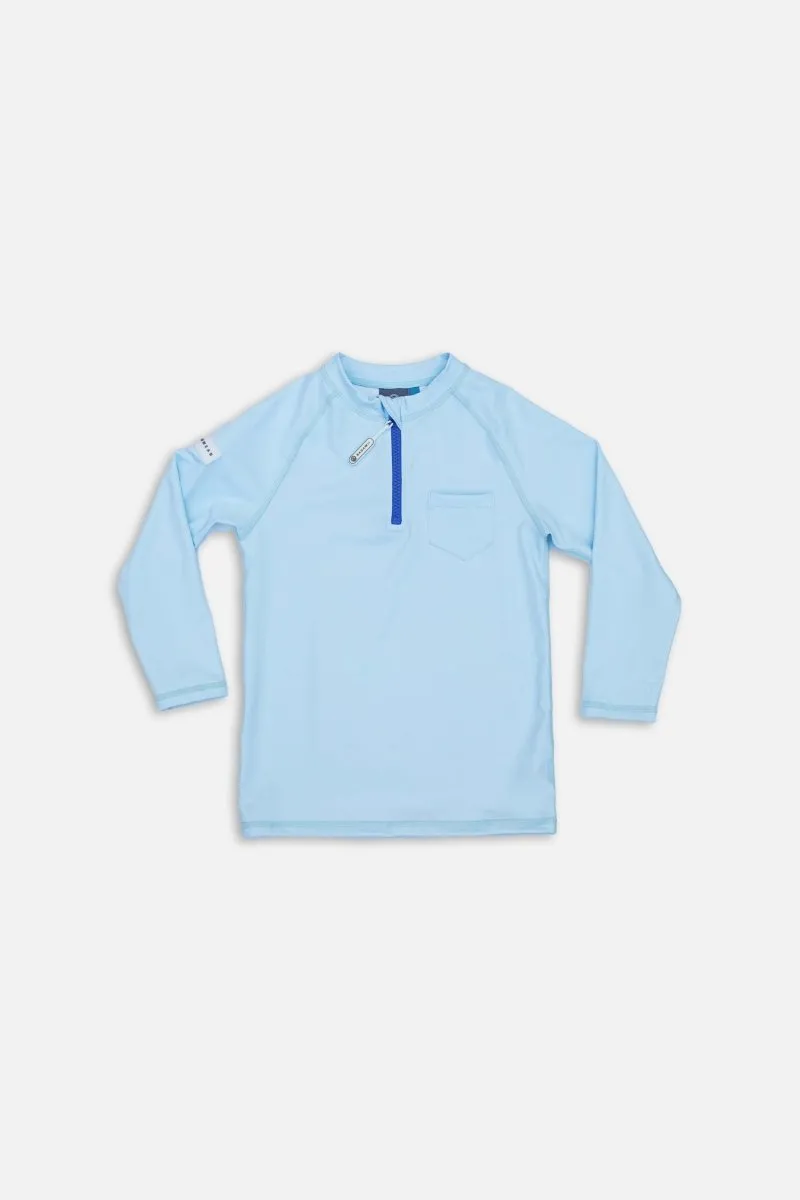 BOY UV T-SHIRT - LONG SLEEVE - Fresh Blue