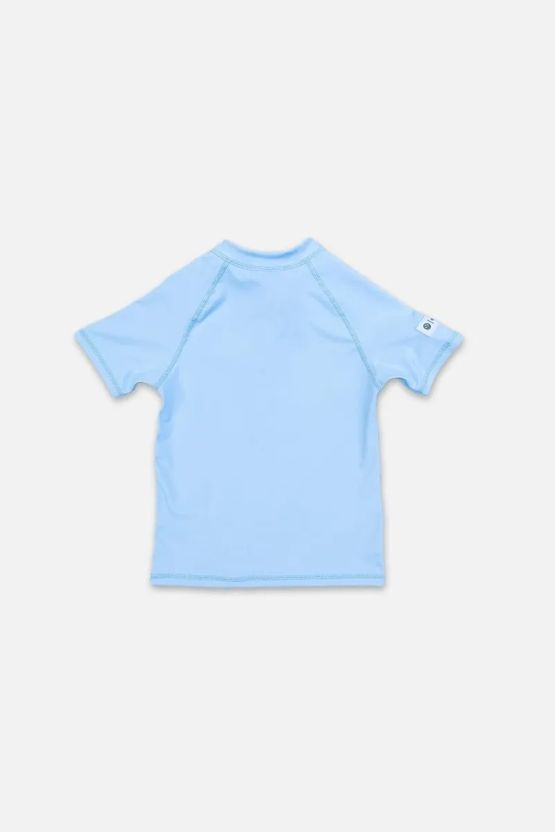 BOY UV T-SHIRT - SHORT SLEEVE - Fresh Blue