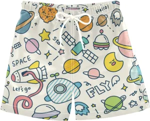 Boys' Swim Trunk Swimsuit Beach Shorts Quick Dry Beach Board Shorts