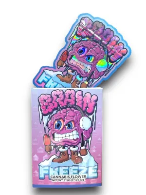 Brain Freeze (Frozen) Mylar Bag with Box 3.5 Grams | Xotic Packs