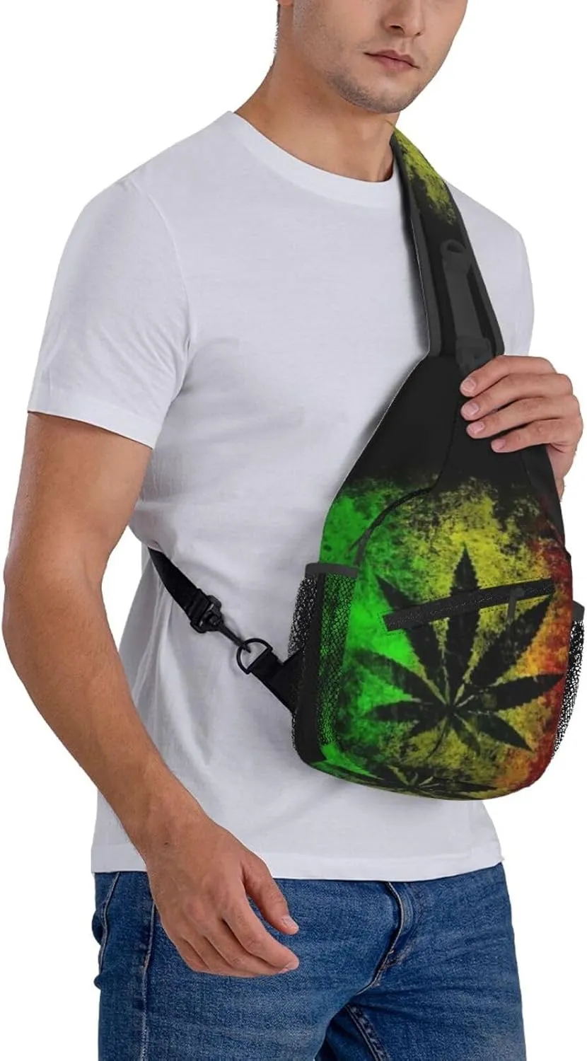 Breast Cancer Awareness Ribbon Faith Hope Love Sunflower Crossbody Bag Sling Bag Chest Bags Travel Shoulder Backpack