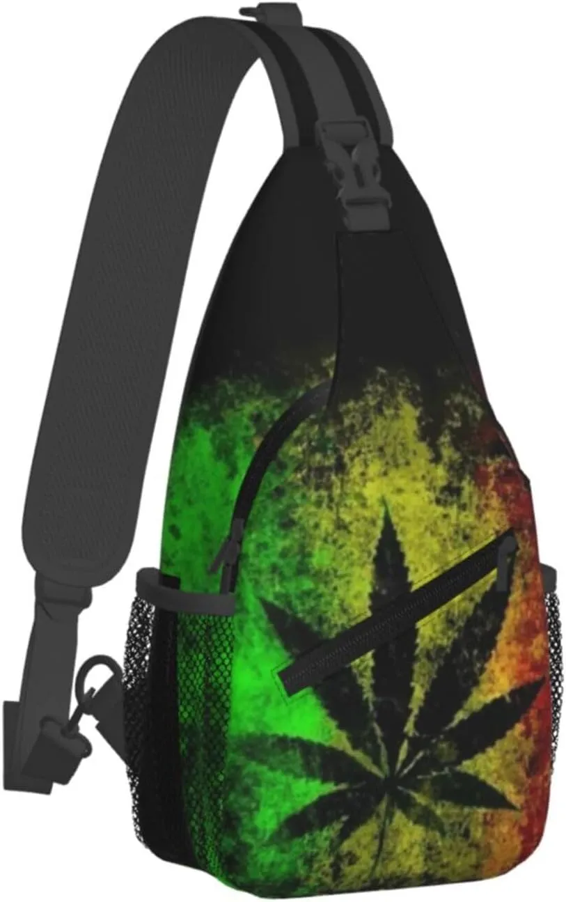Breast Cancer Awareness Ribbon Faith Hope Love Sunflower Crossbody Bag Sling Bag Chest Bags Travel Shoulder Backpack