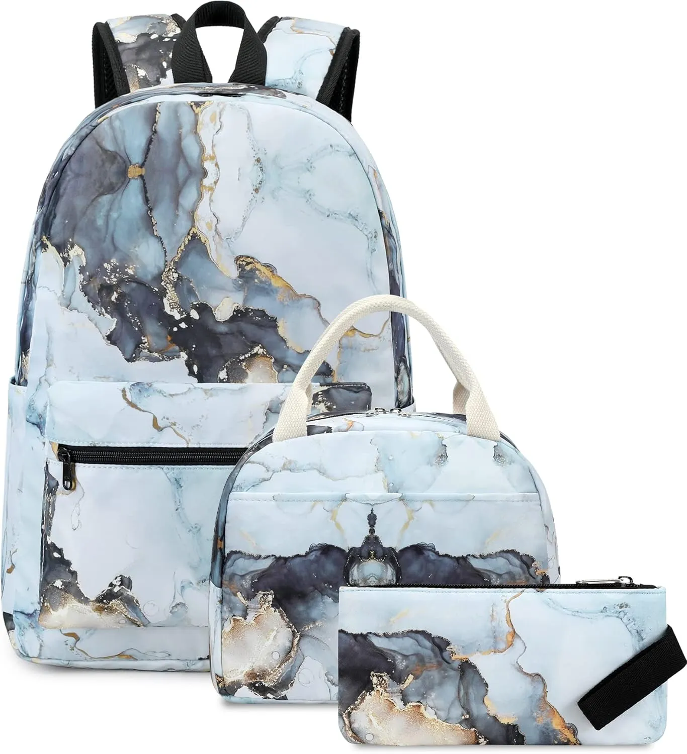 BTOOP Girls School Backpack Galaxy Schoolbag Laptop Bookbag Insulated Lunch Tote Bag Purse Teens Boys Kids