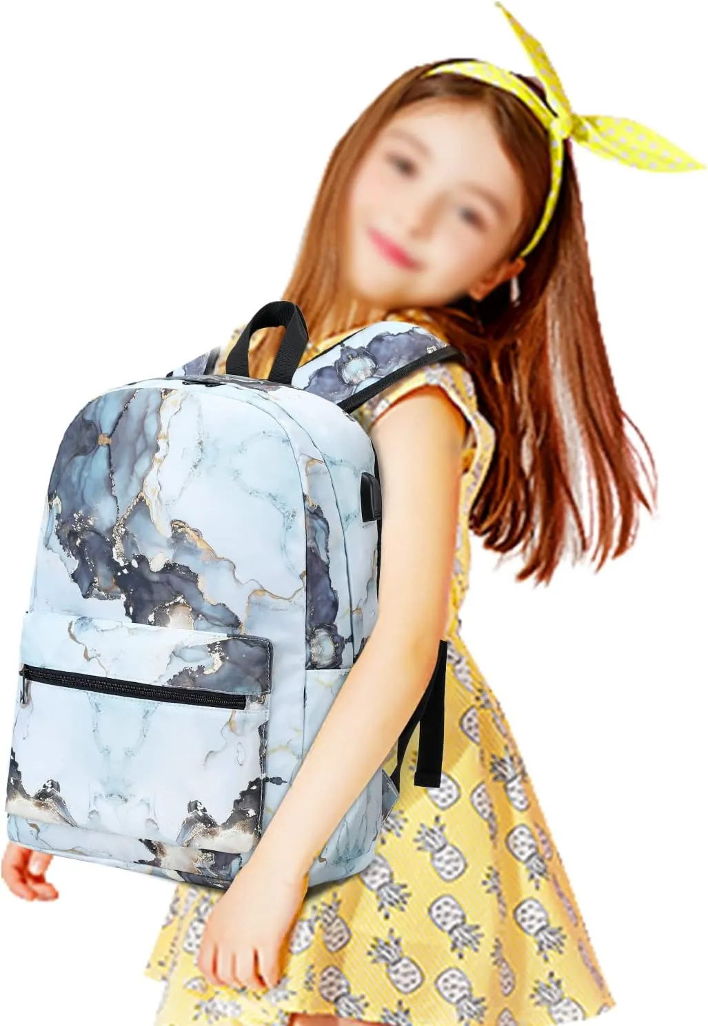 BTOOP Girls School Backpack Galaxy Schoolbag Laptop Bookbag Insulated Lunch Tote Bag Purse Teens Boys Kids