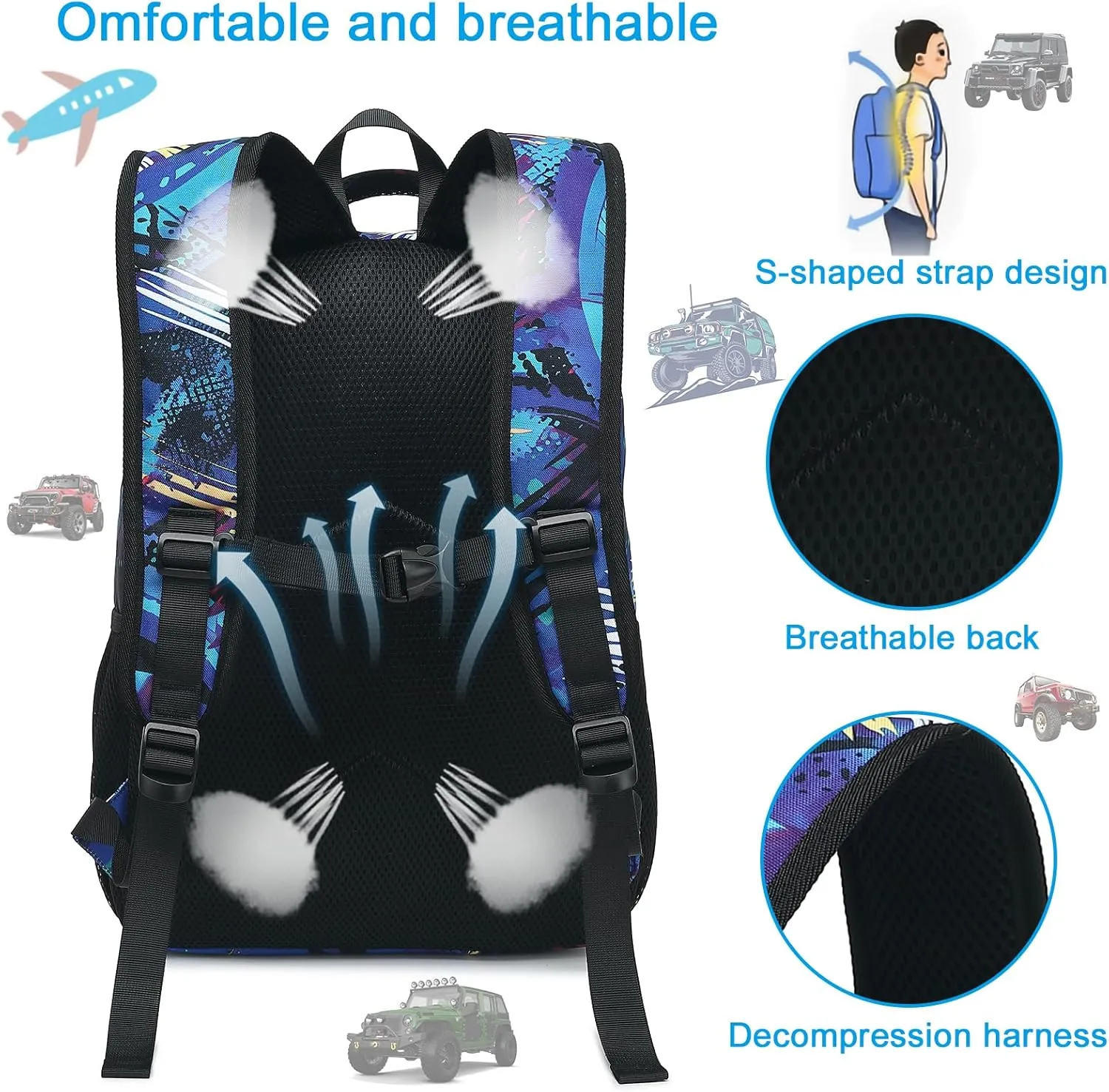 BTOOP Toddler Backpack Boys Cute Kids School Backpack Preschool Kindergarten Bookbags Nursery Daycare Toddler Bags …