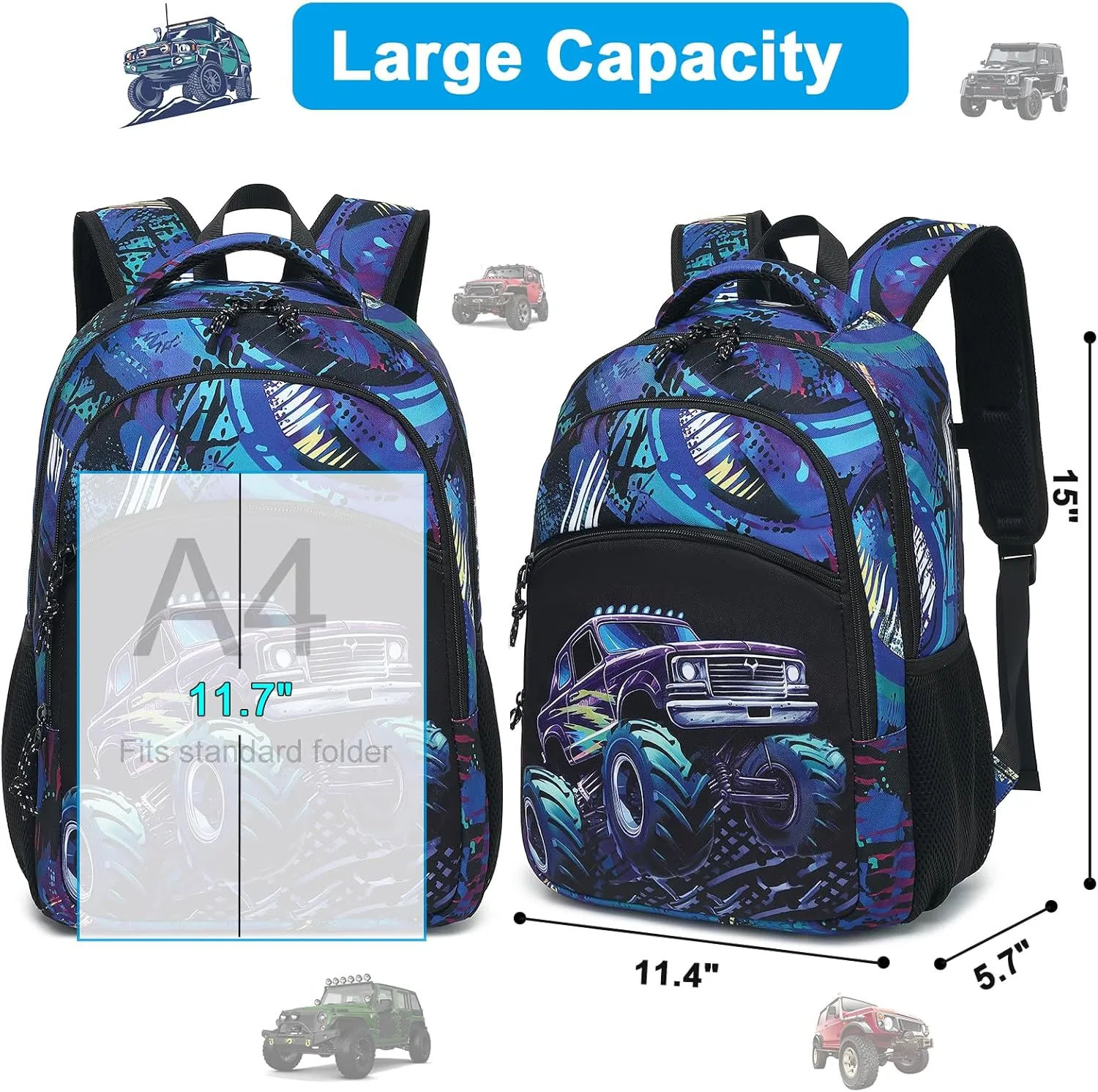 BTOOP Toddler Backpack Boys Cute Kids School Backpack Preschool Kindergarten Bookbags Nursery Daycare Toddler Bags …