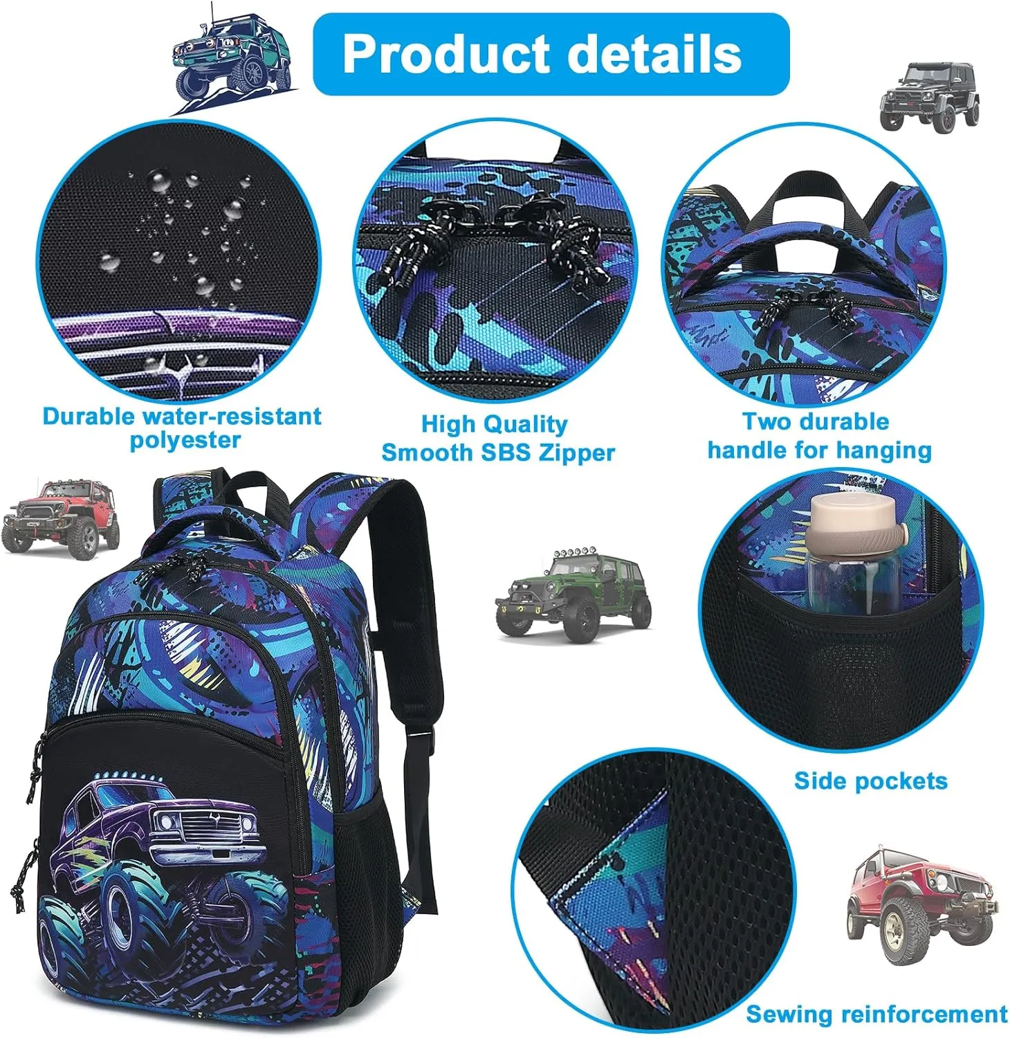 BTOOP Toddler Backpack Boys Cute Kids School Backpack Preschool Kindergarten Bookbags Nursery Daycare Toddler Bags …