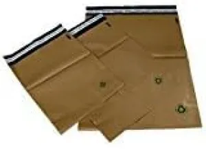 Bubblefast! Brand 10'' x 13'' Unlined Biodegradable Self-Seal Poly Mailing Bags, Pack of 500