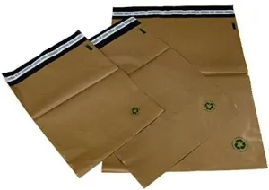 Bubblefast! Brand 19'' x 24'' Unlined Biodegradable Self-Seal Poly Mailing Bags, Pack of 10