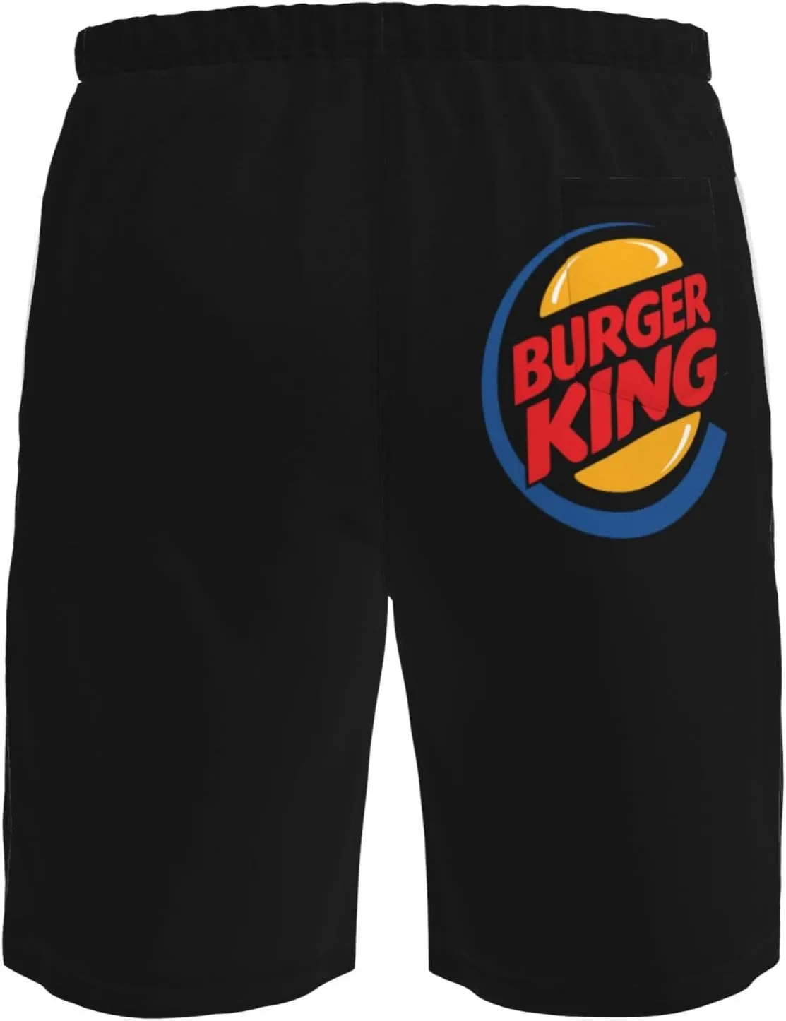 Burger King Swim Trunks Man's 9" Quick Dry Athletic Shorts with Pockets Bathing Suits