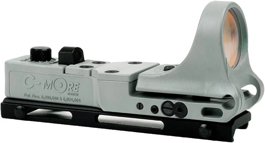 C-MORE Systems Railway Red Dot Sight with Click Switch