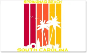 CafePress South Carolina Springmaid Beach Car Magnet, 20"x 12" Magnetic Door Display