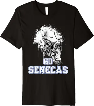 Calvert Senecas Rising Helmet GO! Premium T-Shirt