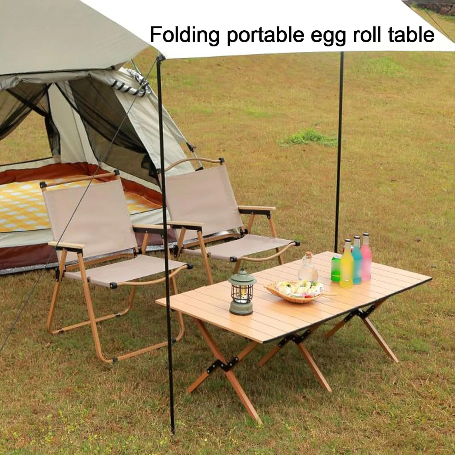 Camping Table Foldable, Portable Folding Table, Stall Camping Outdoor Supplies, With 3 Colours And 4 Sizes, Suitable For Dining, Camping, Picnic, Outdoor, Beach, Hiking, Fishing, Parks(Black,23.6*23.6