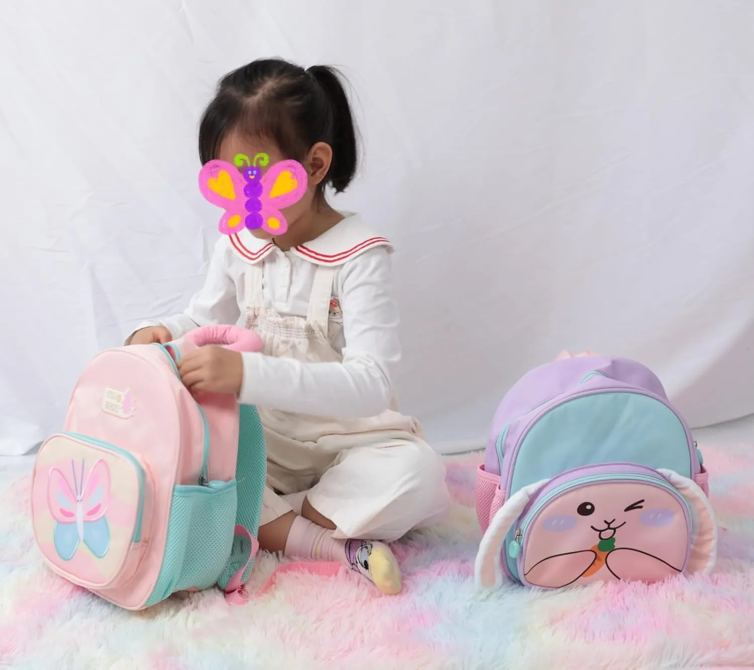 CAMTOP Cute Kids Toddler Backpack Girls Small 3D Cartoon School Bookbags Daycare Nursary Travel Bags