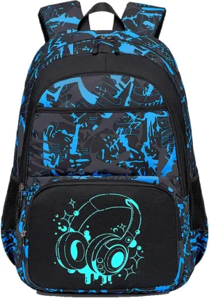 CAMTOP School Backpack for Boys Kids Bookbags Cool Camo Prints Elementary School Bags Travel Back Pack