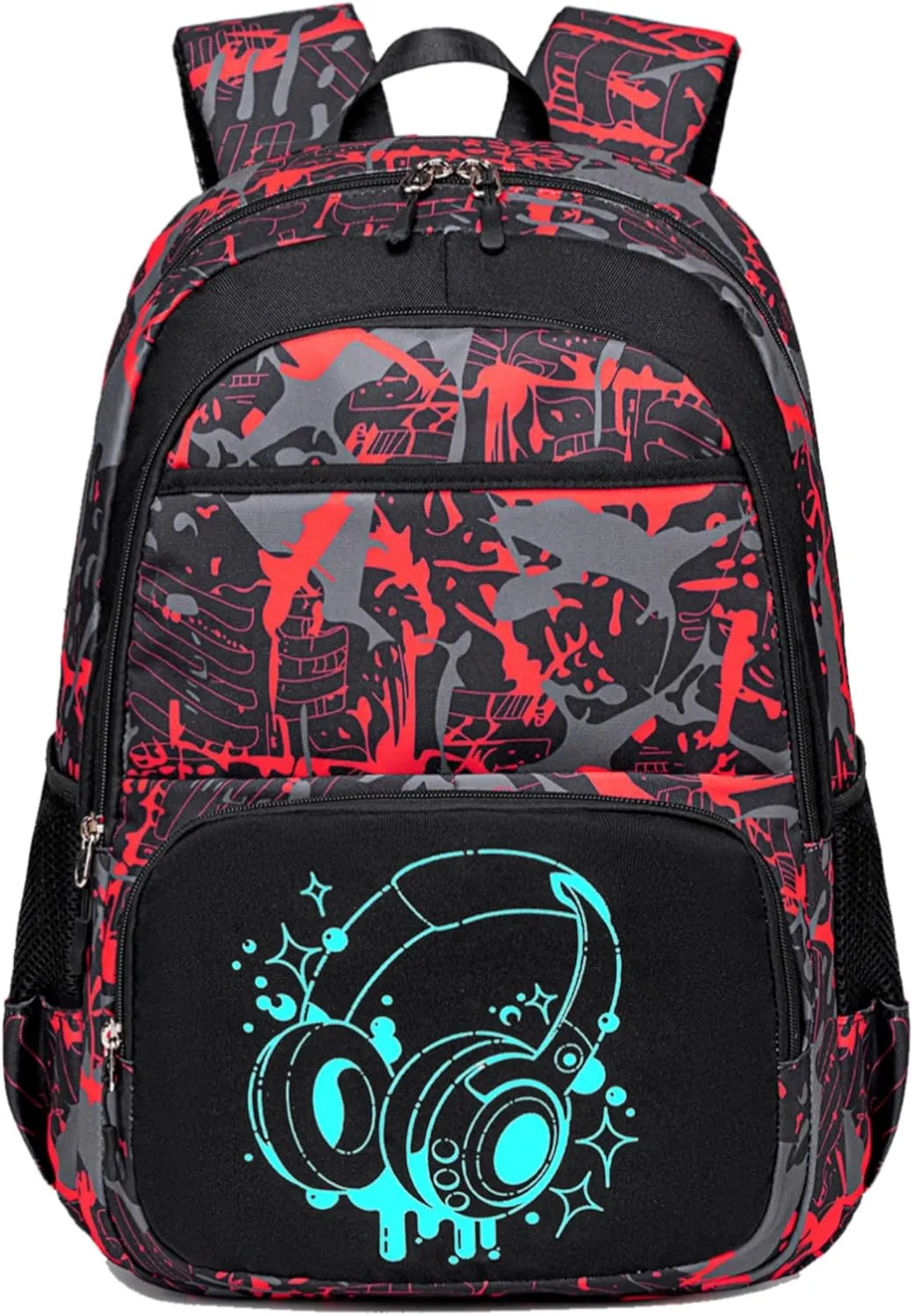 CAMTOP School Backpack for Boys Kids Bookbags Cool Camo Prints Elementary School Bags Travel Back Pack