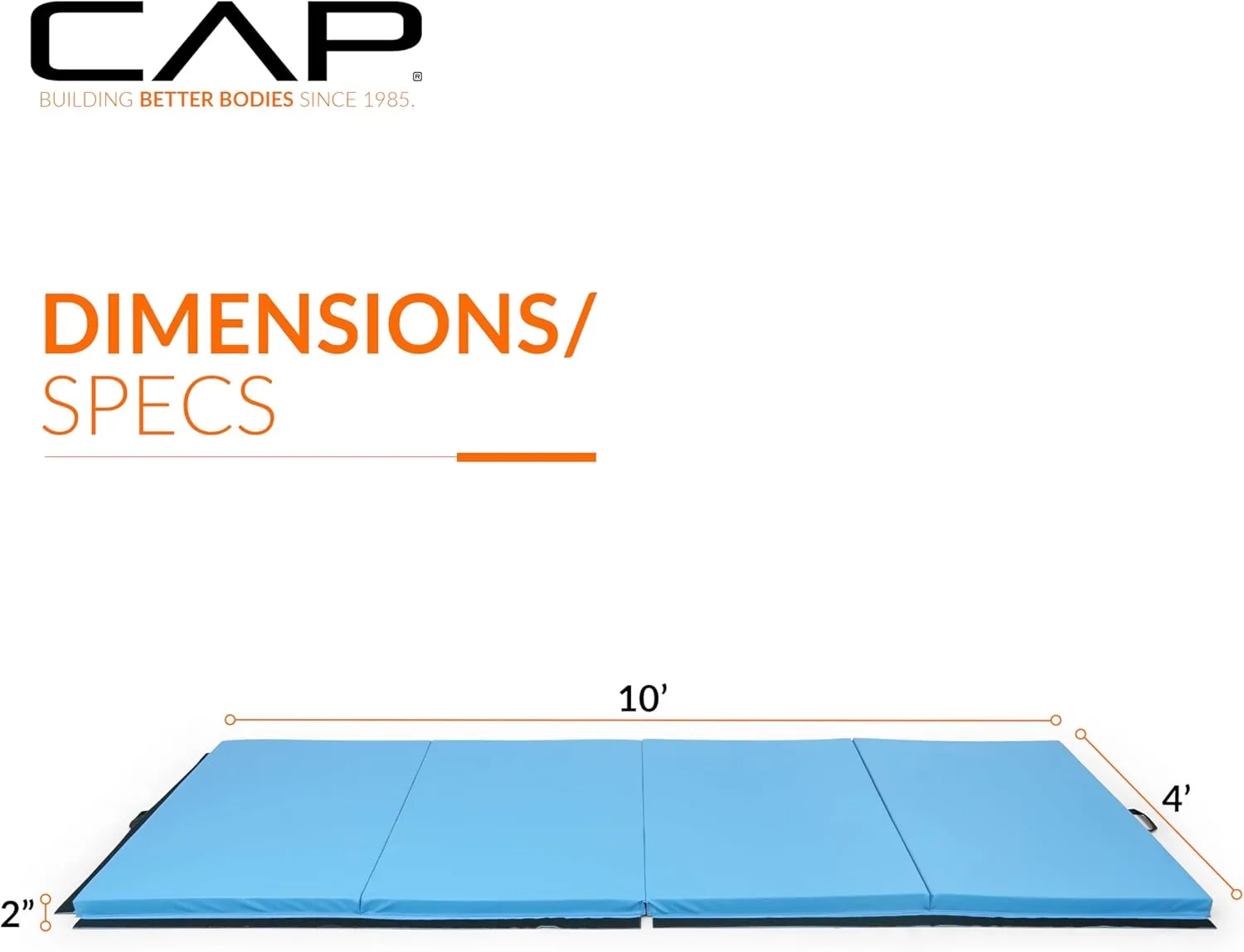 CAP Barbell All Purpose Folding Anti Tear Exercise Training Aerobic Fitness Gym & Gymnastics Balance Mat | Multiple options
