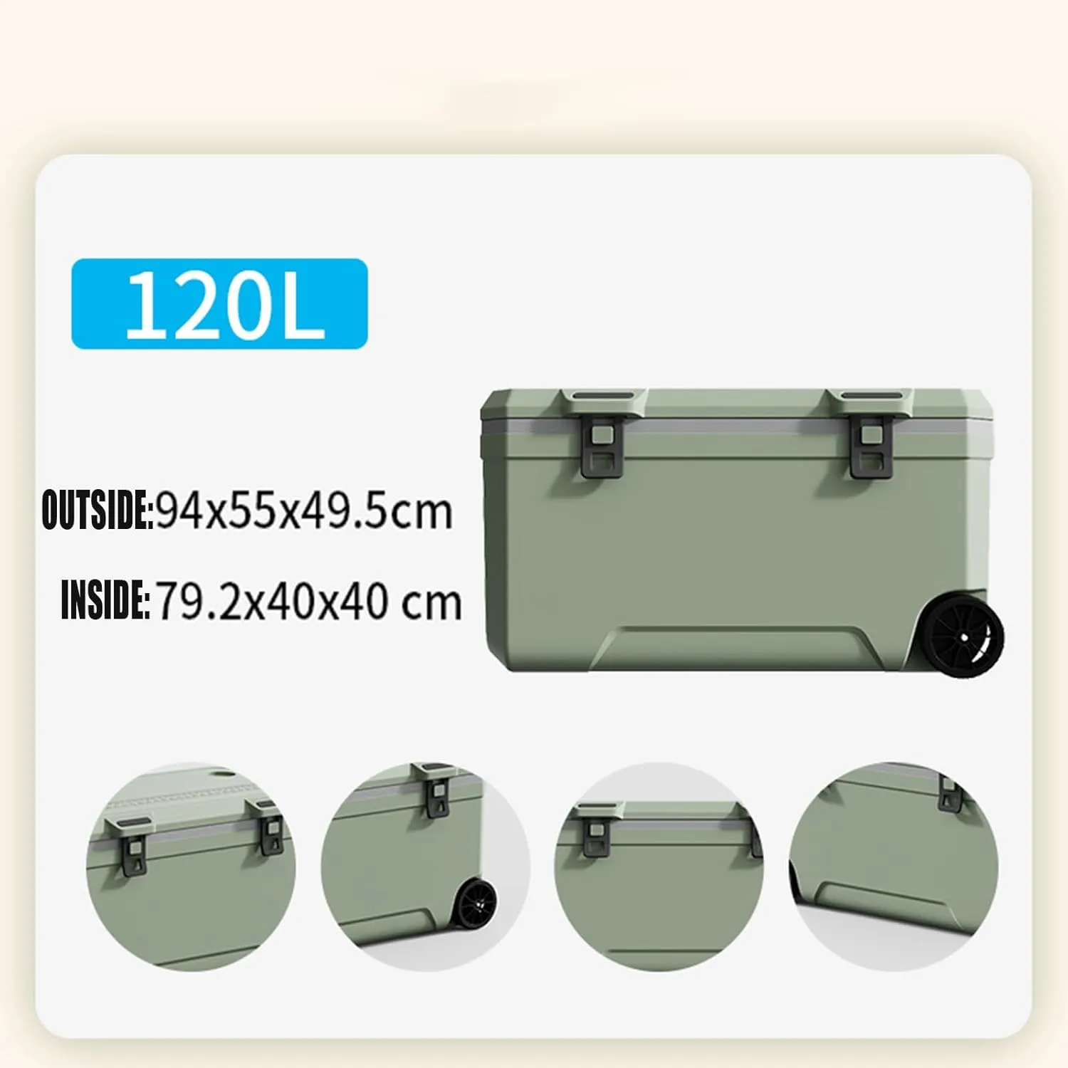 Car Camping Coolers for Ligier JS50/JS60/Myli/Pulse 4/Be Sun/Be Two/OptiMax/X-Pro/X-Too, Waterproof Portable Cooler, Leak Proof Picnic Insulated Bag, Ultra-Light Premium Ice Chest Box