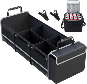 Car Trunk Organizers for Mercury Colony Park/Comet/Cougar/Custom/Eight/Monterey, Pack Portable Insulation Cooler Bag, Washable Car Storage Bag, Insulated Leak Proof Cooler Bag
