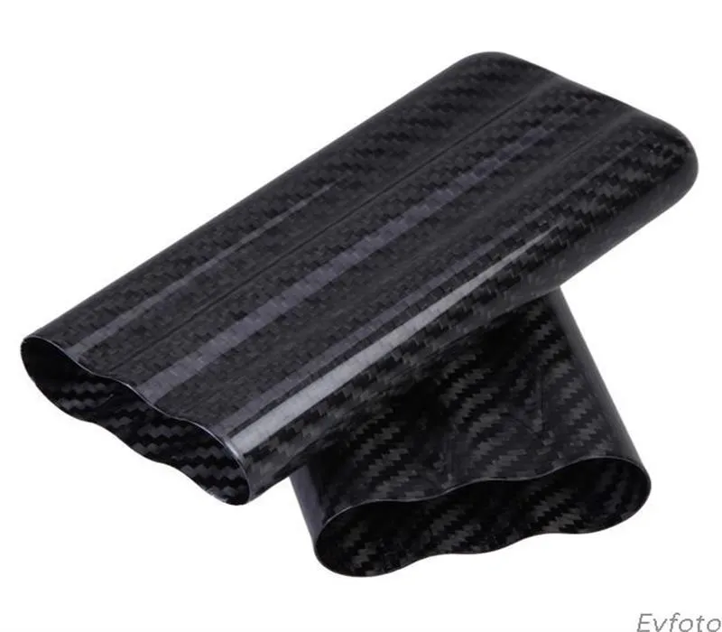 Carbon Fiber Cigar Case Humidor Glossy Black