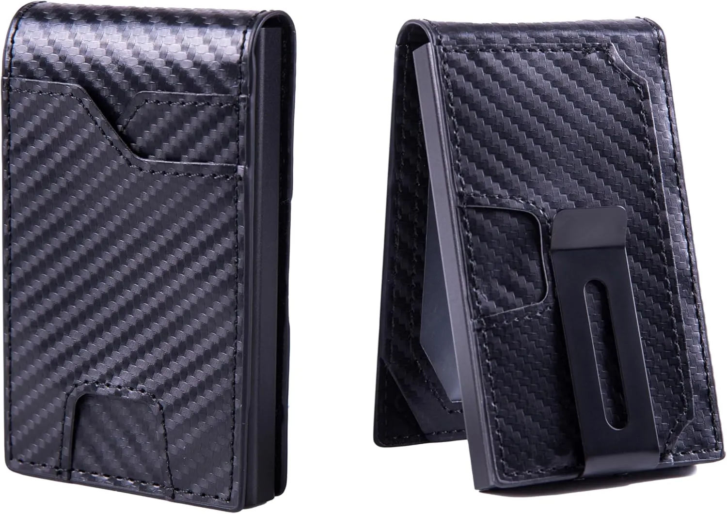 Carbon Fiber Wallet,Rfid Card Holder,Pop Up Wallet,Metal Wallet,Magnetic Money Clip and Card Cases (ezs_carbon fibre)