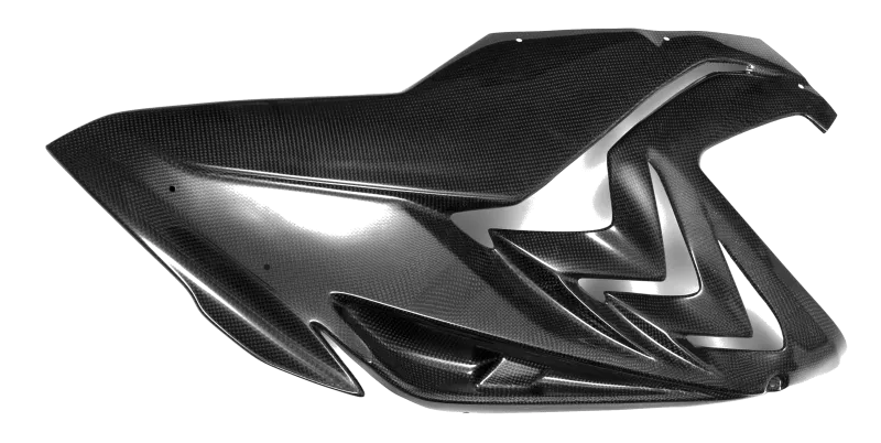 Carbonin Carbon Fiber Right Side Panel BIG Radiatr 15-19 BMW S1000RR